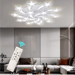 LED Modern Ceiling Fixture Heads Flush Mount Dimmable Chandelier kids bedroom